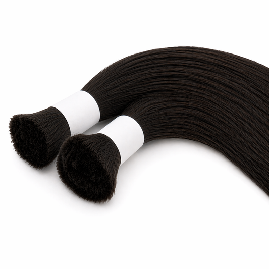 Premium Indian Bulk Hair for Braiding & Custom Creations